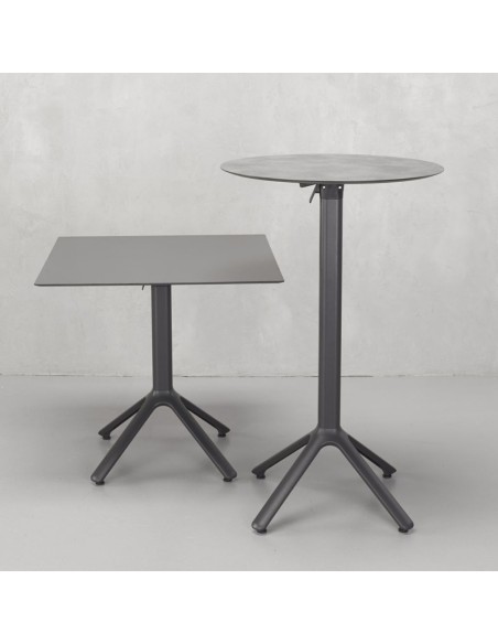 BASI TAVOLO: vendita online BASE TAVOLO RIBALTABILE NEMO ALTEZZA 109 CM ALLUMINIO VERNICIATO ANTRACITE SCAB in offerta