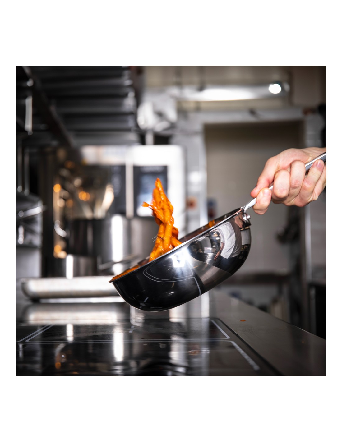 ALUINOX: vendita online WOK MANTECARE ALUINOX 1907 1 MANICO 28 CM H.10 in offerta