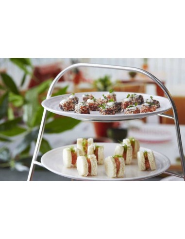 PIATTI: vendita online PIATTO TONDO BIANCO LEONE Ø 24 CM ALTEZZA 2 CM IN MELAMINA in offerta