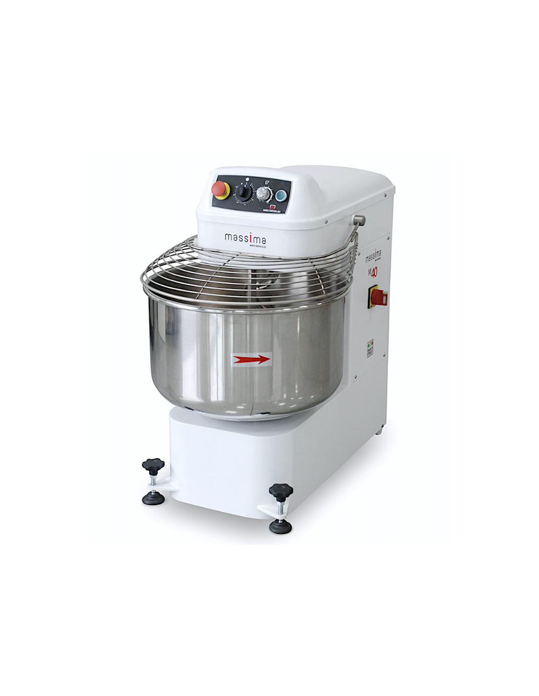 IMPASTATRICI: vendita online IMPASTATRICE A SPIRALE KG.40 LT.55 KW.2,20 MM.900X874X58 MECNOSUD in offerta