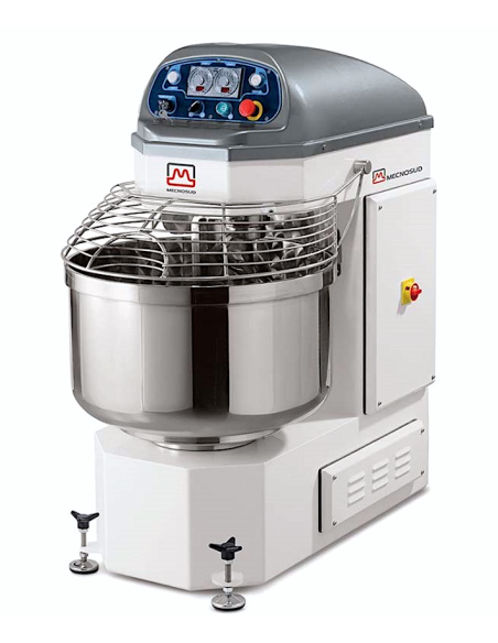 IMPASTATRICI: vendita online IMPASTATRICE A SPIRALE KG.60 LT.75 KW.2,6/3,4 MM.1020X575X1 MECNOSUD in offerta