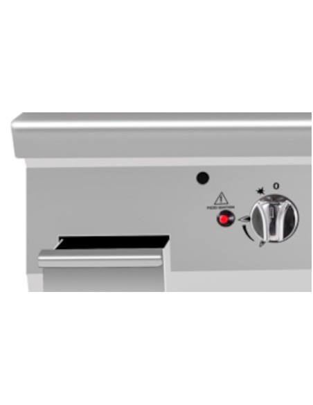ATTREZZATURE ELETTRICHE: vendita online GRIGLIA A PIETRA LAVICA PROFESSIONALE GAS CON ANTA MM 400X900X1140H in offerta