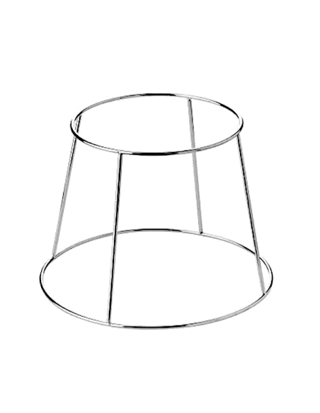 ALZATE-PORTATORTE-ESPOSITORI: vendita online ALZATA STAND BUFFET LEONE Ø 28 X 20 X ALTEZZA 20,5 CM IN ACCIAIO CROMATO in offerta