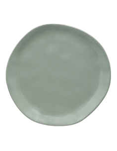 PIATTI: vendita online PIATTO FRUTTA CM.21 NOE IN PORCELLANA VERDE OLIVA in offerta