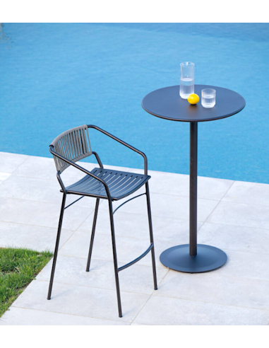 BASI TAVOLO: vendita online BASE TAVOLO H.73 BLU COBALTO BISTROT SMONTABILE VERMOBIL in offerta