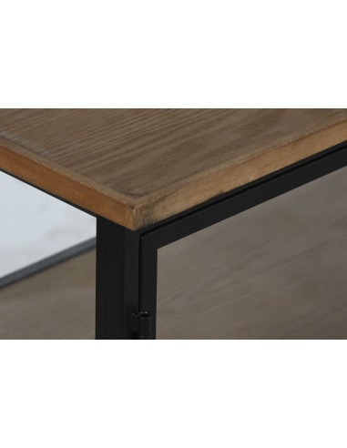 COMPLEMENTI D'ARREDO: vendita online VETRINA PORTA BOTTIGLIE ITEM 102 X 32 X ALTEZZA 60 CM IN METALLO E LEGNO in offerta