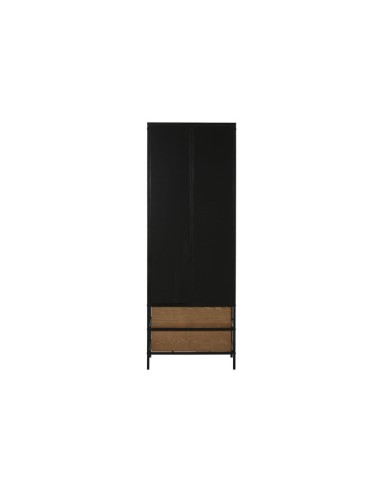COMPLEMENTI D'ARREDO: vendita online VETRINA PORTA BOTTIGLIE 60 X 33 X ALTEZZA 169 CM IN METALLO E LEGNO in offerta