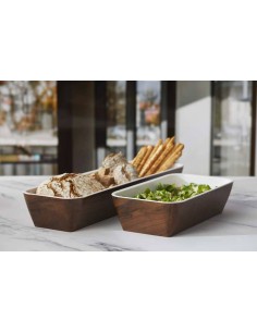 VASSOI-TAGLIERI: vendita online VASSOIO GN 2 /4 LEONE 53 X 16,2 X 8 CM IN MELAMINA EFFETTO LEGNO in offerta 2