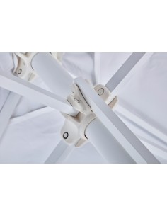 OMBRELLONI: vendita online OMBRELLONE EOLO PURETI EZPELETA 2 X 2 ALTEZZA 2,54 METRI BIANCO (NO BASE) in offerta 2