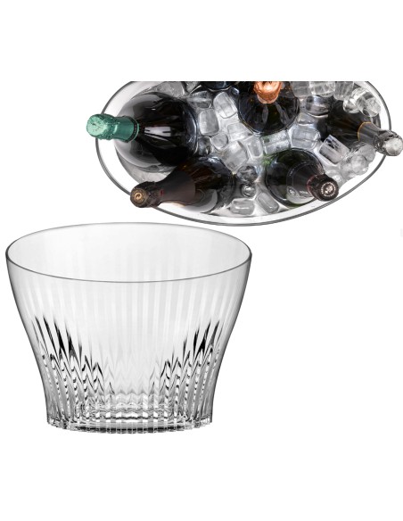 GLORY: vendita online SPUMANTIERA GLORY BOWL CLEAR FB/68 TRASPARENTE PER 4 BOTTIGLIE CM.36,7X27X30 H WAF in offerta