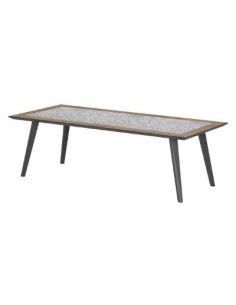TAVOLI: vendita online TAVOLO RETTANGOLARE LAMBADA CM.213X92 8 POSTI IN CERAMICA E GRAFITE HESPÉRIDE in offerta