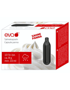 SIFONI: vendita online 10 CAPSULE NERE PER MONTARE PANNA LINEA EVA KAUFGUT in offerta