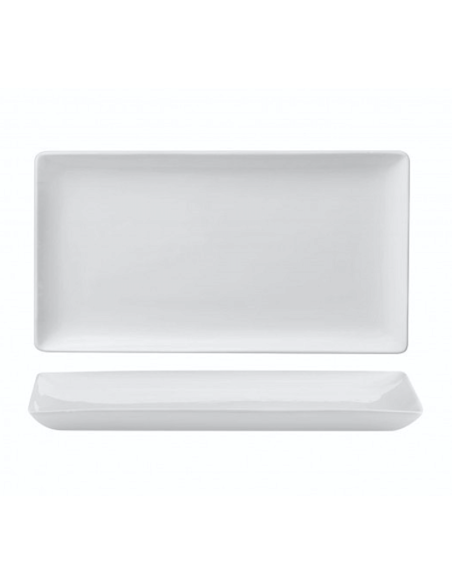 MEDINA: vendita online VASSOIO RETTANGOLARE MEDINA MORINI 24 X 13 CM BIANCO IN PORCELLANA in offerta