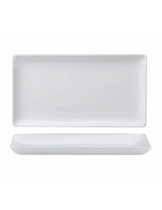MEDINA: vendita online VASSOIO RETTANGOLARE MEDINA MORINI 32,5 X 18 CM BIANCO IN PORCELLANA in offerta