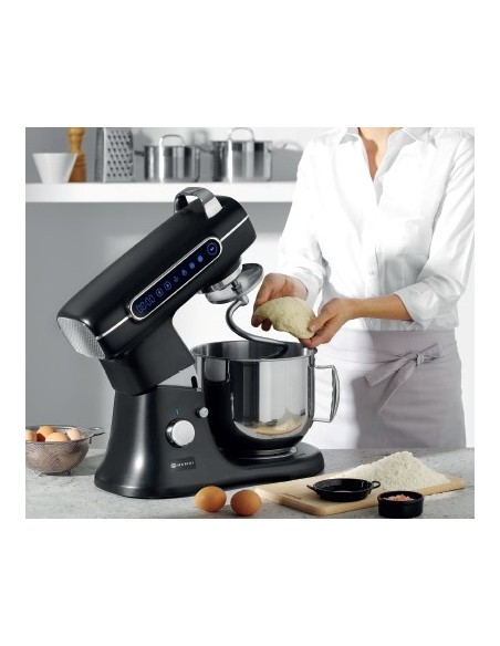 IMPASTATRICI: vendita online IMPASTATRICE PLANETARIA LT.7 1500W NERO BLACKBOLT HENDI in offerta