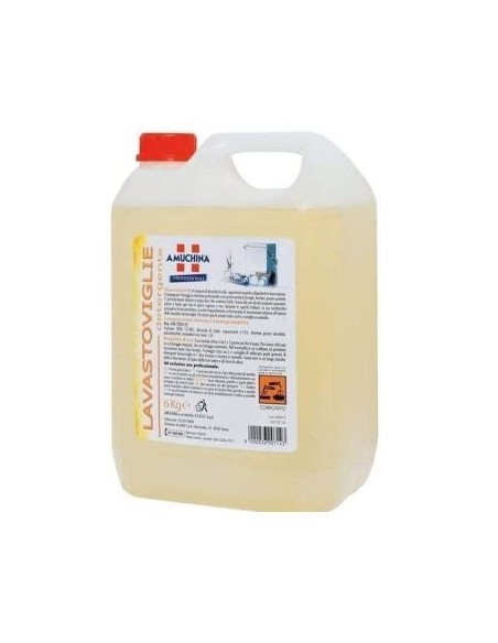 DETERGENTI: vendita online DETERGENTE LAVASTOVIGLIE KG.6 PER ACQUE MEDIE AMUCHINA in offerta
