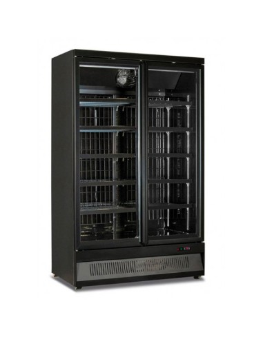 ARMADI FRIGO ACCIAIO: vendita online ARMADIO FRIGO MURALE NERO DOPPIA PORTA 0 C/+10 C V.220-240 WATT460 MM.1253X760X1997 KLIM...