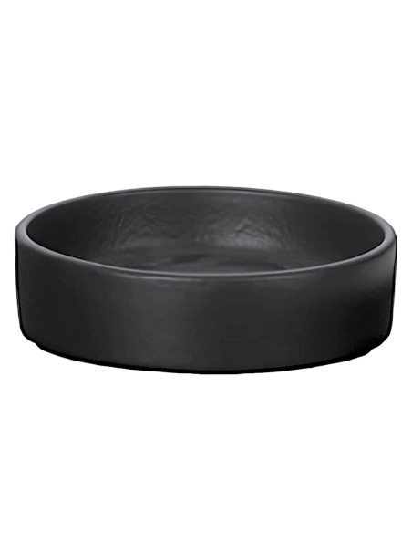 INSALATIERE-CIOTOLE-COPPETTE: vendita online COPPETTA TONDA ETNA Ø 12 CM ALTEZZA 3,2 CM NERA IN PORCELLANA in offerta