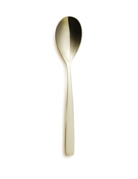 CUCCHIAI TAVOLA: vendita online SET 6 CUCCHIAIO TAVOLA BCN CHAMPAGNE COMAS 3 MM ACCIAIO INOX 18% in offerta