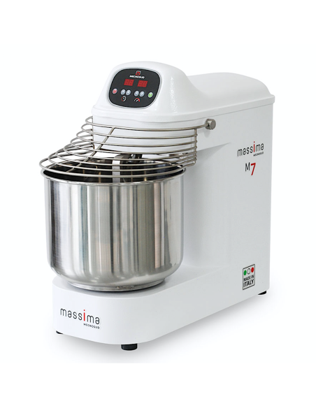 IMPASTATRICI: vendita online IMPASTATRICE A SPIRALE MASSIMA MECNOSUD M7 VV 7 KG 10 LITRI RPM 90/280 V.230 KW in offerta