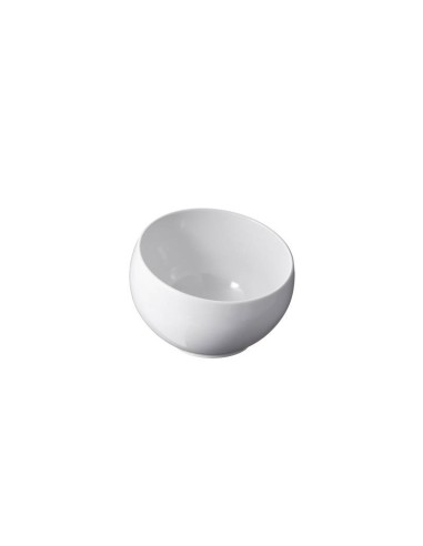 INSALATIERE-CIOTOLE-COPPETTE: vendita online CIOTOLA TONDA BIANCA LEONE Ø 20 CM X 9,6 X ALTEZZA 14,6 CM IN MELAMINA in offerta