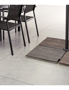 ACCESSORI: vendita online SET 4 MARMETTE 50X50 IN CEMENTO WENGE' in offerta 2