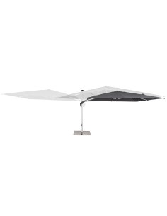 OMBRELLONI: vendita online OMBRELLONE ARIES 4X4 BRACCIO LATERALE IN ALLUMINIO TELO GRIGIO SCURO (NO BASE) in offerta 2