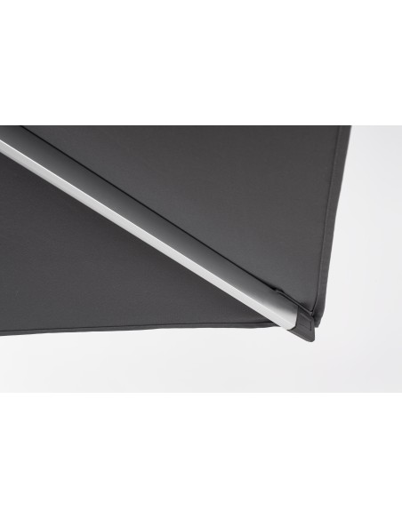 OMBRELLONI: vendita online OMBRELLONE ARIES 4X4 BRACCIO LATERALE IN ALLUMINIO TELO GRIGIO SCURO (NO BASE) in offerta