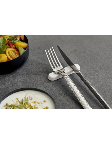 ACCESSORI: vendita online POGGIAPOSATE MELAMINA CM.8X2X1H BIANCO CONF 6 PEZZI LEONE in offerta