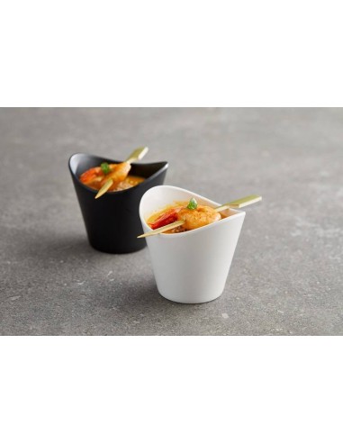 INSALATIERE-CIOTOLE-COPPETTE: vendita online BICCHIERINO FINGERFOOD CM.7,9X7,3X7 MELAMINA BIANCO LEONE in offerta