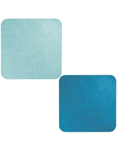 TOVAGLIETTE-RUNNER-SOTTOBICCHIERI: vendita online COVER PER TAVOLO IN SIMILPELLE CM.80X80 DOUBLE FACE ACQUA+ AVIAZIONE in off...