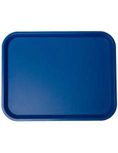 VASSOI-TAGLIERI: vendita online VASSOIO MENSA GENUS DEI 45,6 X 35,6 BLU GENZIANA IN POLIPROPILENE in offerta