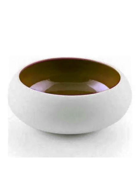INSALATIERE-CIOTOLE-COPPETTE: vendita online INSALATIERA/ COPPETTA CM.9 ORGANIC MARRONE/BIANCO IN PORCELLANA in offerta