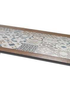 TAVOLI: vendita online TAVOLO RETTANGOLARE LAMBADA CM.213X92 8 POSTI IN CERAMICA E GRAFITE HESPÉRIDE in offerta 2