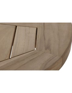 TAVOLI: vendita online TAVOLO BAR TEAK CM.90X90 H.110 IN LEGNO NATURALE MARRONE in offerta 2