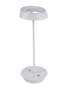 LAMPADE DA TAVOLO: vendita online LAMPADA BIANCA LED TOUCH CM.13X36 METALLO 141172 in offerta