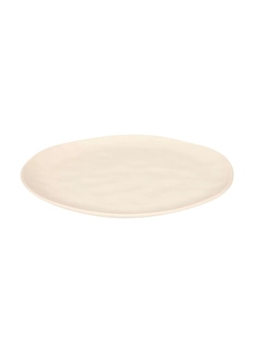 PIATTI: vendita online PIATTO PIANO CM. 26 NOE IN PORCELLANA BEIGE in offerta