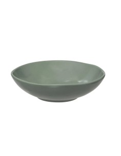 PIATTI: vendita online PIATTO FONDO CM.20 NOE IN PORCELLANA VERDE OLIVA in offerta