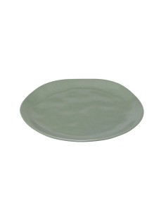 PIATTI: vendita online PIATTO FRUTTA CM.21 NOE IN PORCELLANA VERDE OLIVA in offerta 2