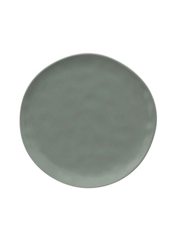 PIATTI: vendita online PIATTO PIANO CM.26 NOE IN PORCELLANA VERDE OLIVA in offerta