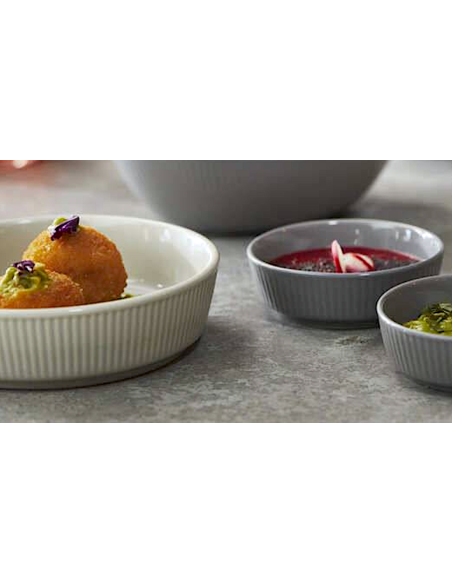FINGER FOOD PORCELLANA: vendita online CIOTOLA TORTORA CM.13,4 H.3,5 IN PORCELLANA DUBAI in offerta