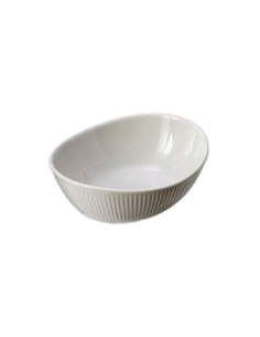 FINGER FOOD PORCELLANA: vendita online CIOTOLA OVALE TORTORA CM.12,8X10,6X4,6H LEONE IN PORCELLANA DUBAI in offerta