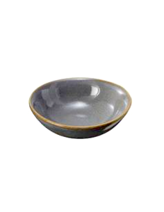 FINGER FOOD PORCELLANA: vendita online PIATTINO TONDO HOKKAIDO CM.9X2,25H GRIGIO IN PORCELLANA LEONE in offerta