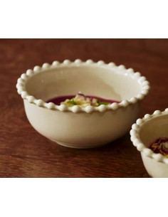 FINGER FOOD PORCELLANA: vendita online CIOTOLINA LUXOR CM.14 H.6 IN PORCELLANA SABBIA LEONE in offerta