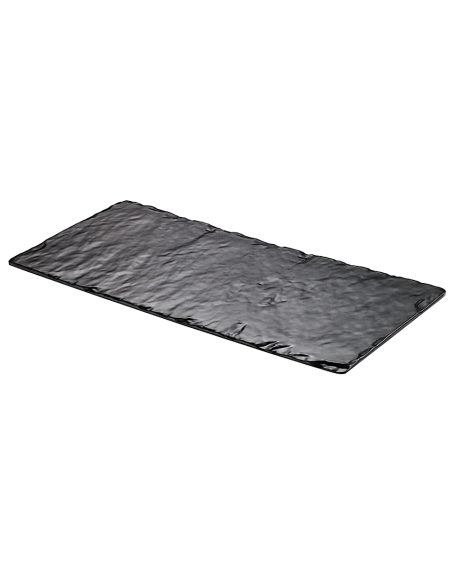 VASSOI-TAGLIERI: vendita online VASSOIO SUSHI RETTANGOLARE CM.50X25X2H IN MELAMINA NERO LEONE in offerta