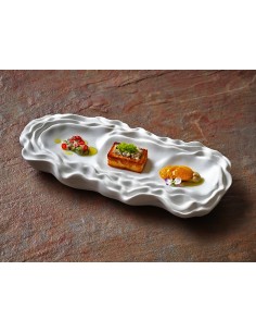 VASSOI-TAGLIERI: vendita online TERRA VASSOIO 3 SCOMPARTI CM.29X12,3 H.4 in offerta 2