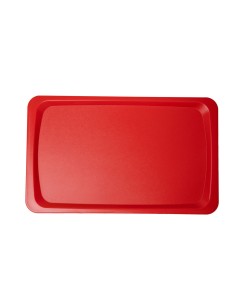 VASSOI-TAGLIERI: vendita online VASSOIO GASTRONORM GENUS DEI 53 X 32,5 ROSSO TRAFFICO IN POLIPROPILENE in offerta