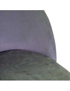 SGABELLI: vendita online SGABELLO SAMMI VELLUTO GRIGIO GAMBE NERE CM.44X48X91 in offerta 2