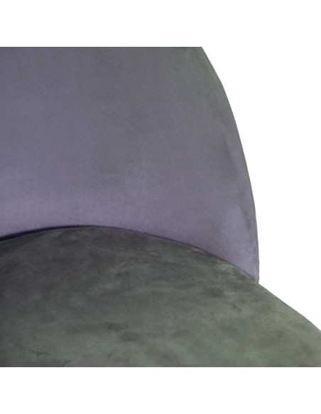 SGABELLI: vendita online SGABELLO SAMMI VELLUTO GRIGIO GAMBE NERE CM.44X48X91 in offerta