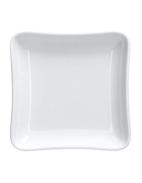 PIATTI: vendita online PIATTINO QUADRATO SHOW PLATE TOGNANA 10X10 CM BIANCO IN MELAMINA in offerta